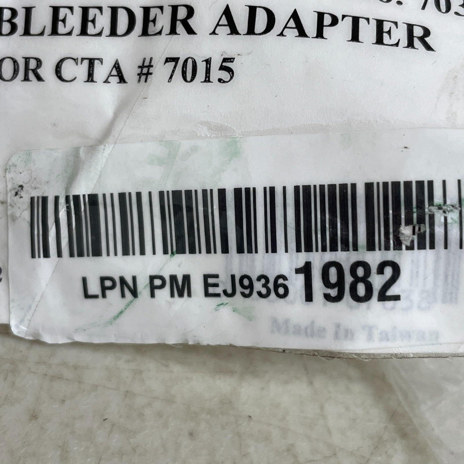 CTA Tools 7038 Master Cylinder Brake Bleeder Adapter Nissan M77 x P3.0
