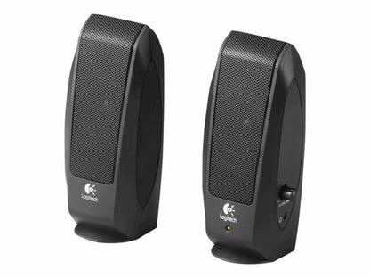 Logitech S120 Black Desktop Speaker System , Used Very Good